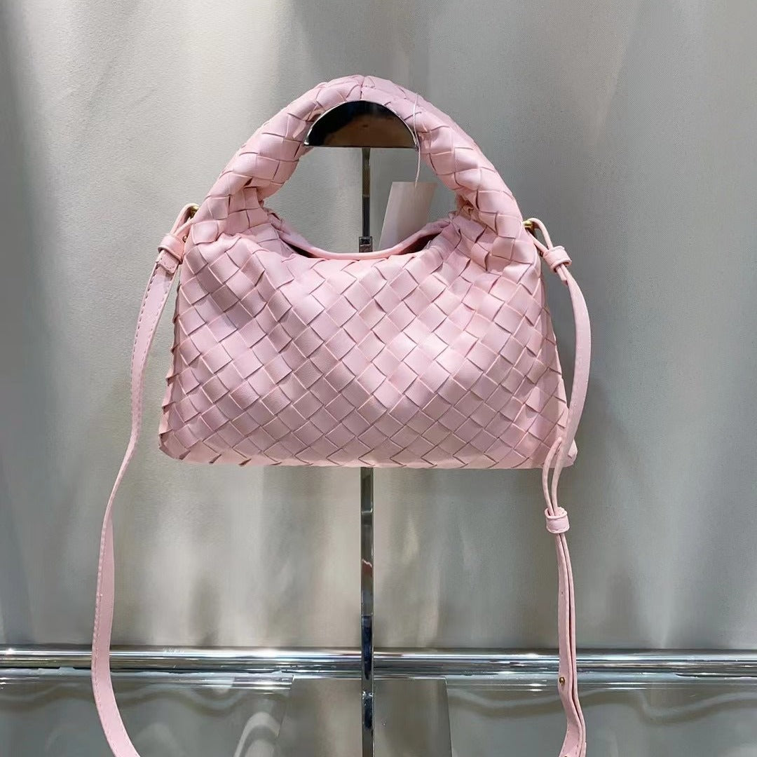 French Style High Sense Woven One Underarm Bags