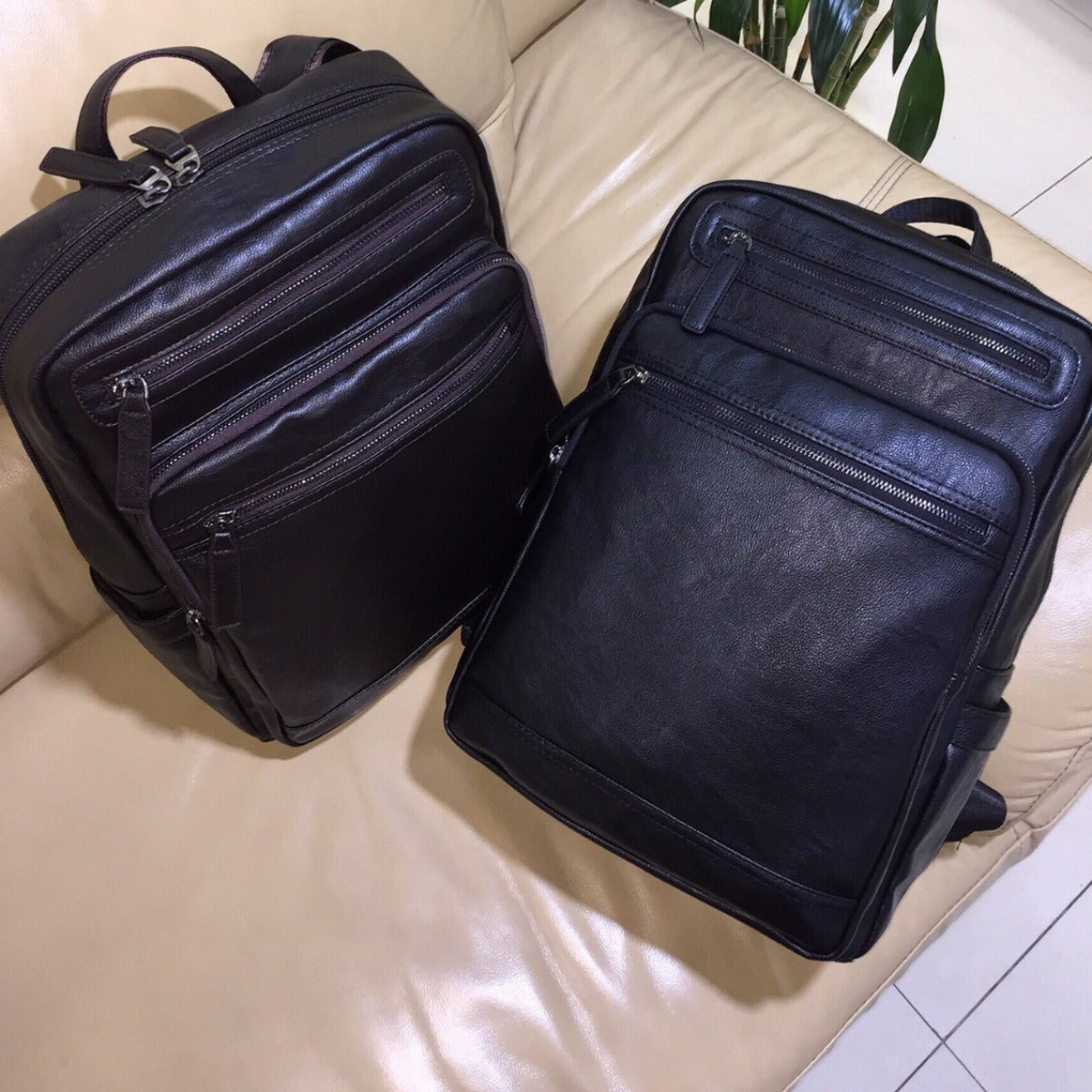 Men's Slouchy Lightweight Leisure Traveling Korean Backpacks