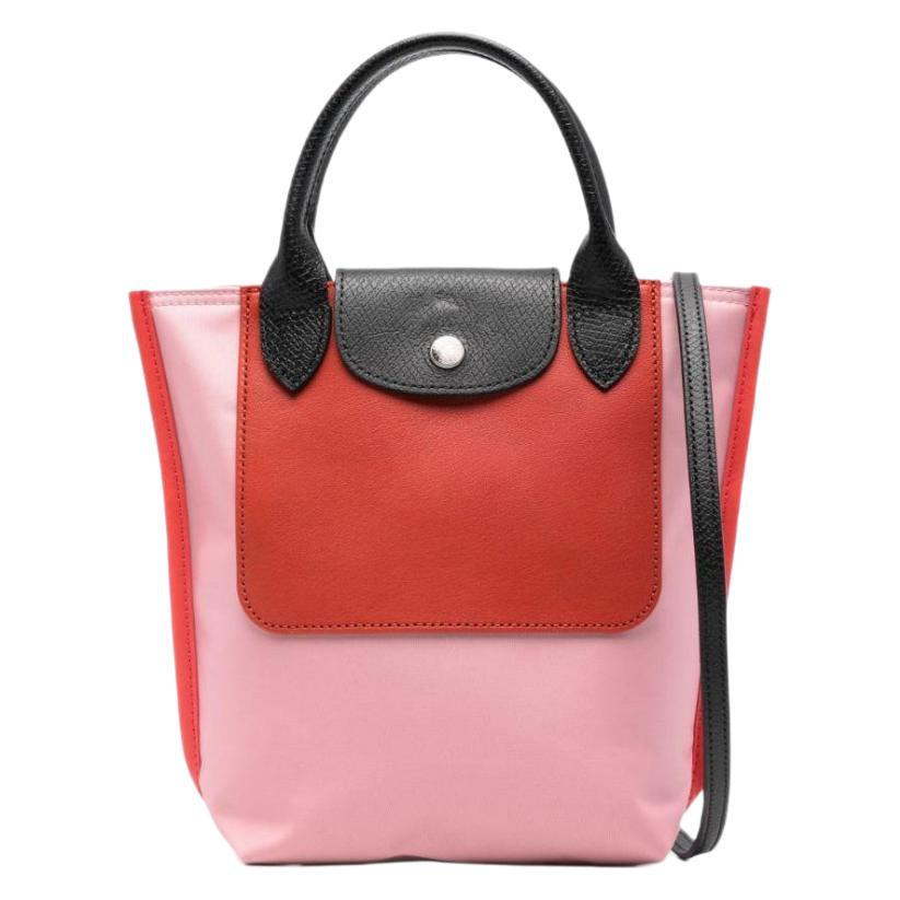 Women's French Dragon Color Matching Large Capacity Handbags