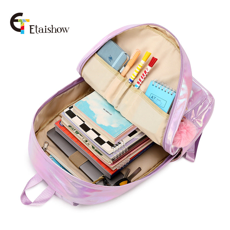 Primary Three-piece Waterproof Large Capacity Thermal Middle School Students' Schoolbags