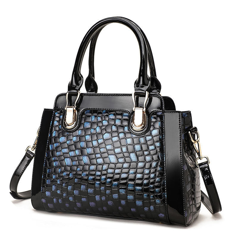 Women's Genuine Leather Fashionable Leopard Print Cowhide Handbags