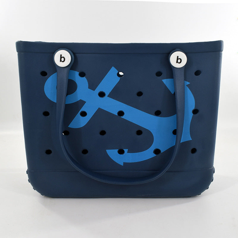 Women's Beach Hole Big Vegetable Basket Pet Handbags