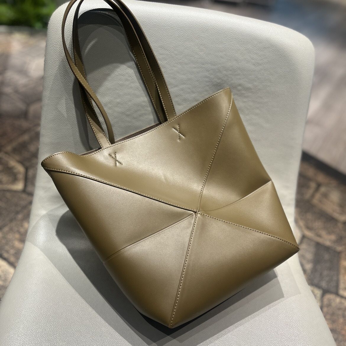 Women's Geometric Folding Large Capacity Fashion Commuter Shoulder Bags