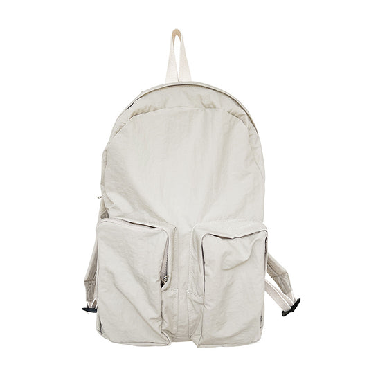 Korean Style Simple Large Capacity Soft Backpacks