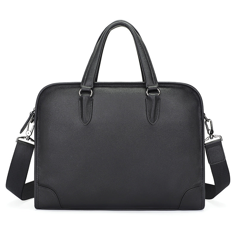 Men's First Layer Cowhide Waterproof File Inch Men's Briefcases