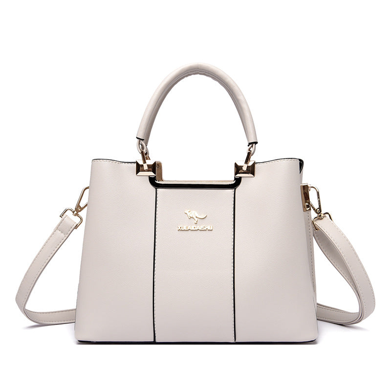 Korean Style Fashion Soft Leather Large Shoulder Bags
