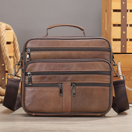 Men's Comfortable Attractive Glamorous High-grade Leather Men's Messenger Bags