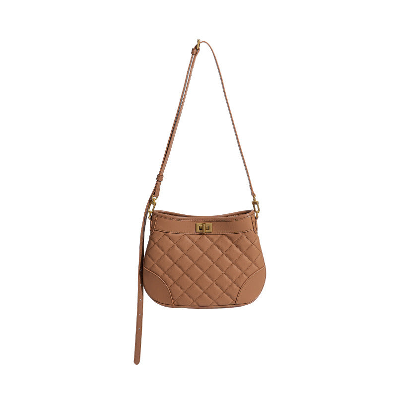 Layer Cowhide Lucky Genuine Leather Underarm Armpit Bags
