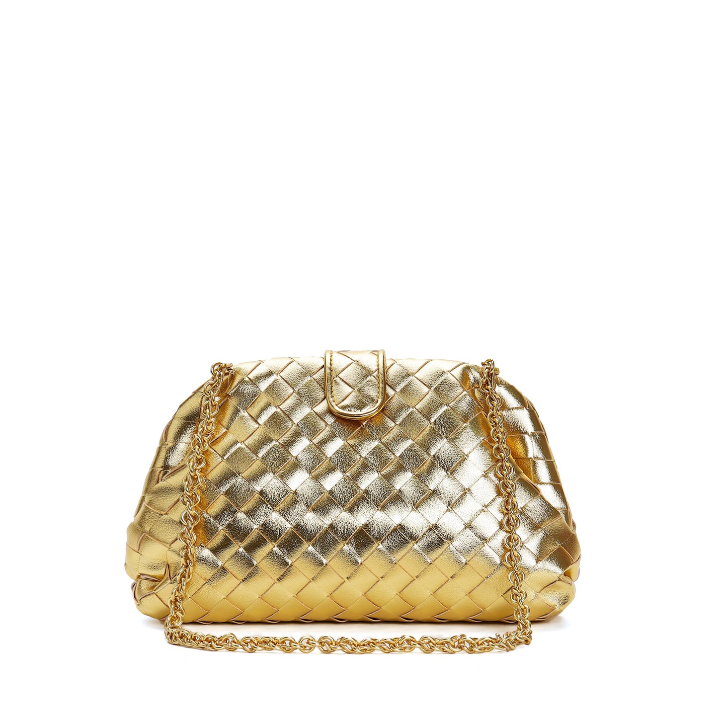 Women's Genuine Leather Woven Fashion Niche Cow Shoulder Bags