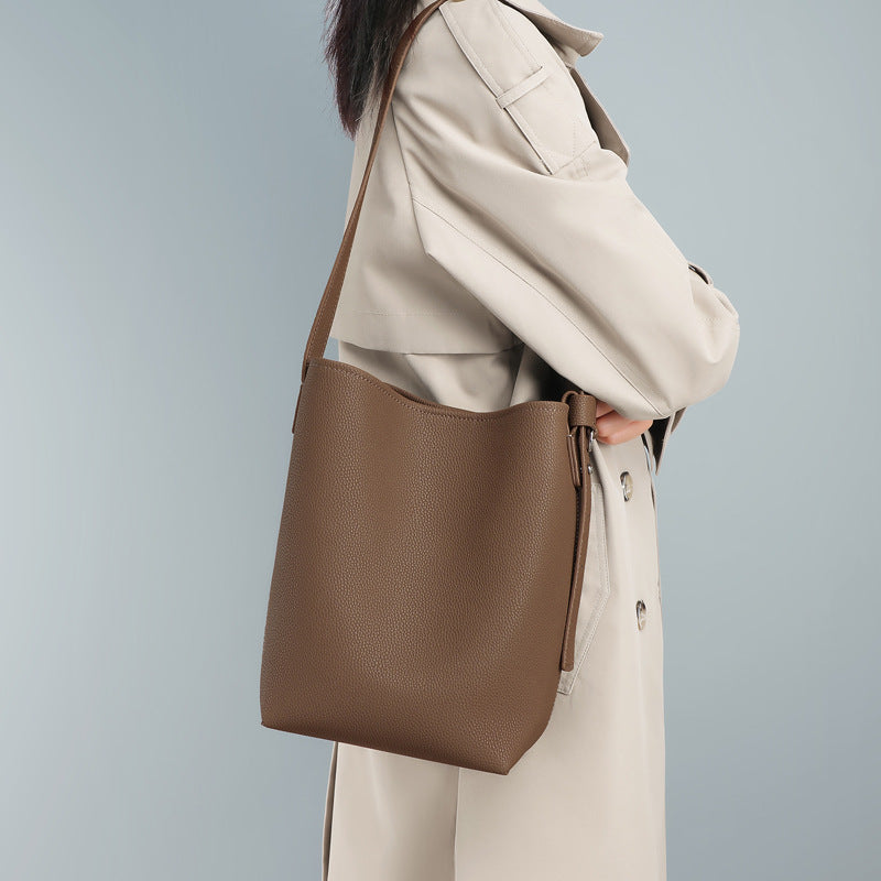 Women's Genuine Leather Large Capacity Big Shoulder Bags