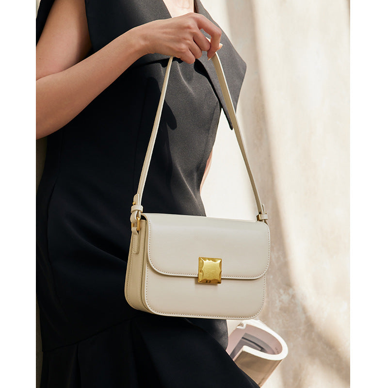 Women's High-grade Niche Genuine Leather Fashion Underarm Shoulder Bags