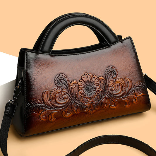Women's National Style Retro Fashion Trends Mom Crossbody Bags