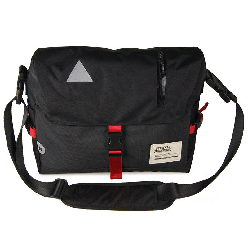 Men's Trendy All Black Fashion Fixed Gear Bags
