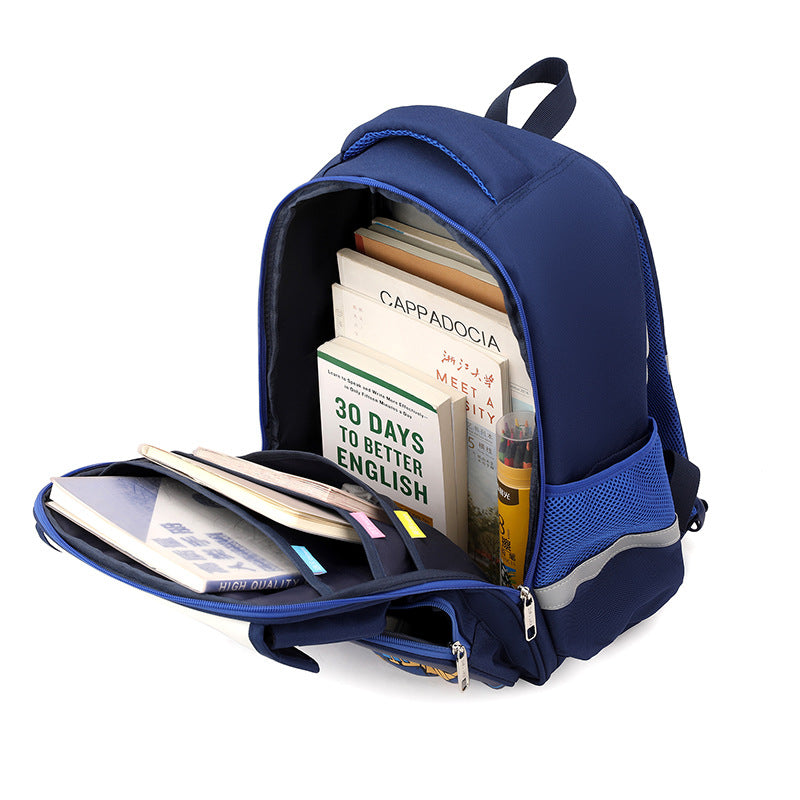 British Style Fashion Support Primary Grade Elementary School Students' Schoolbags
