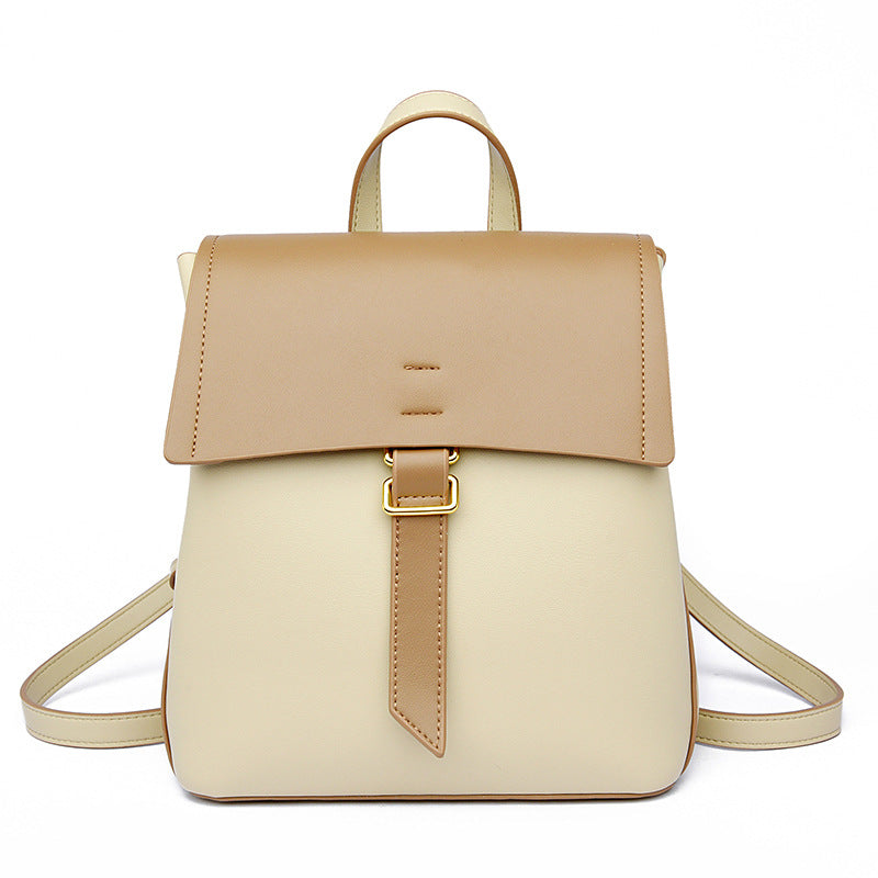 Women's Comfortable Soft Leather Commuter Fashion Backpacks