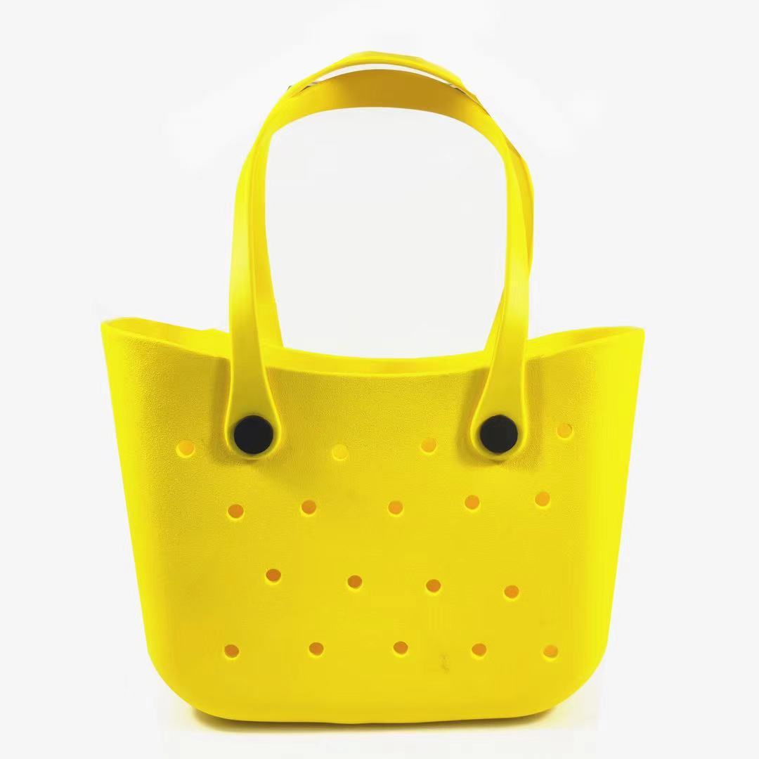 Charming Comfortable Durable Beach Basket Hole Handbags