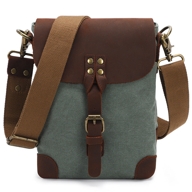 Men's Durable Canvas Vintage Stylish Portable Men's Messenger Bags