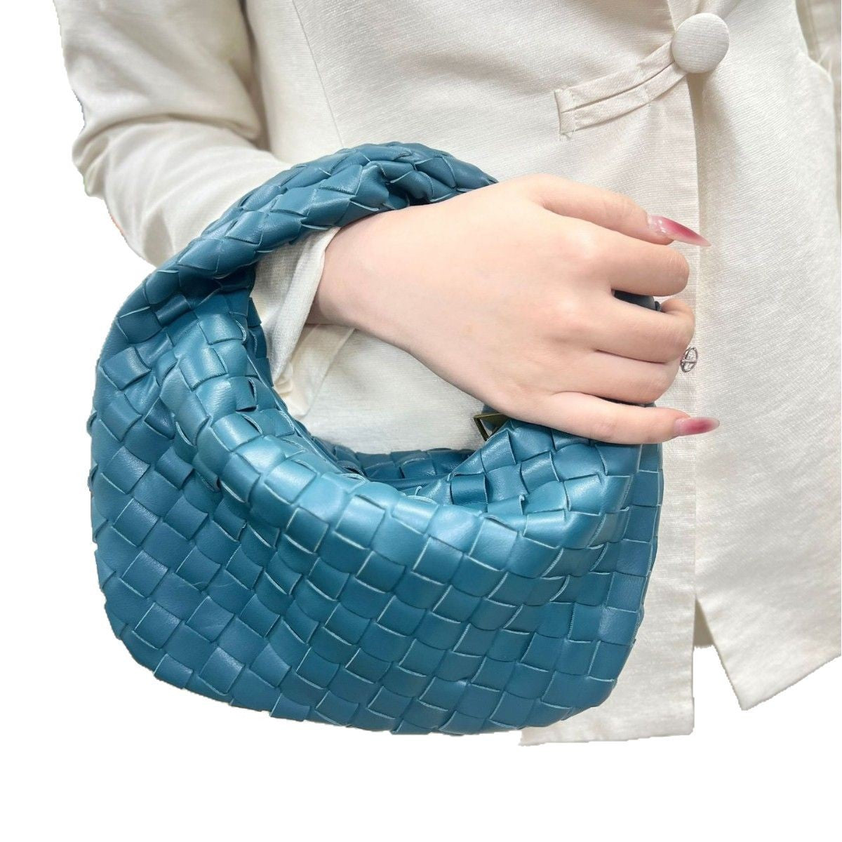 Woven Portable Croissant One Dumpling Price Handbags