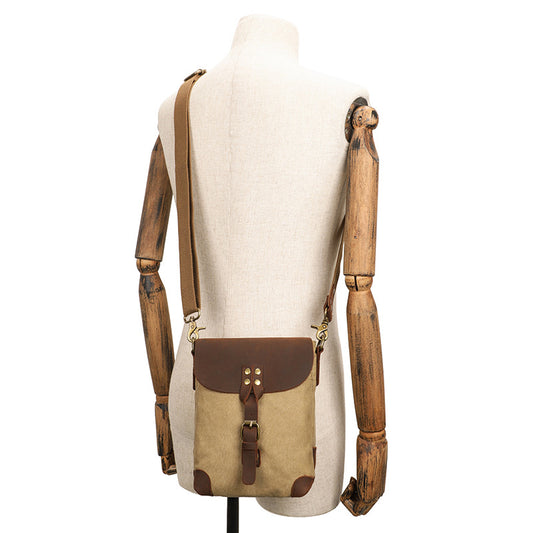 Men's Unique Canvas Vintage Stylish Portable Men's Messenger Bags