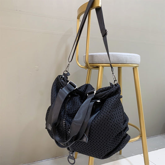 Women's Nylon Net Cloth Large Capacity Trend Shoulder Bags