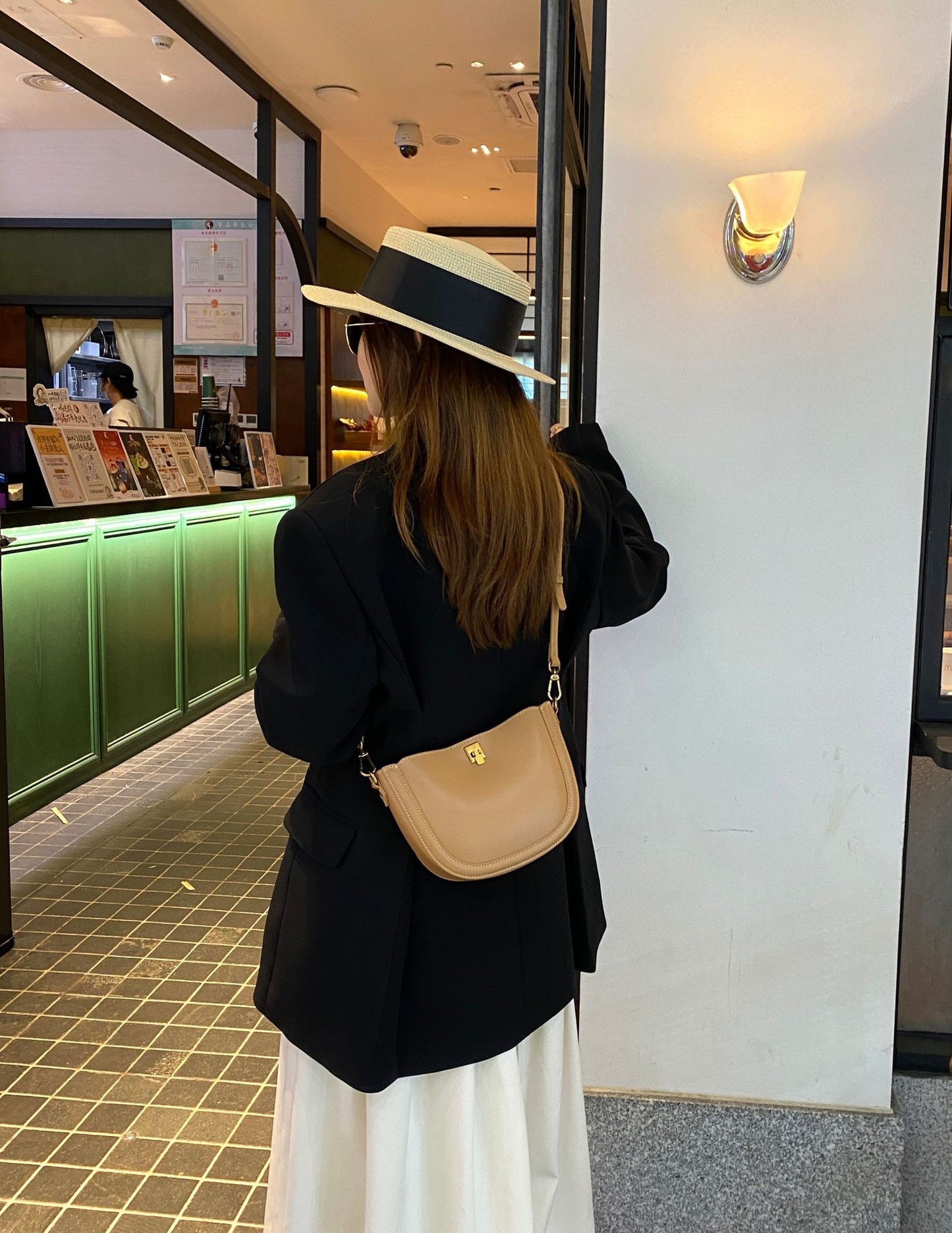 Women's Cowhide Minority Simple Fashion Zipper Little Crossbody Bags