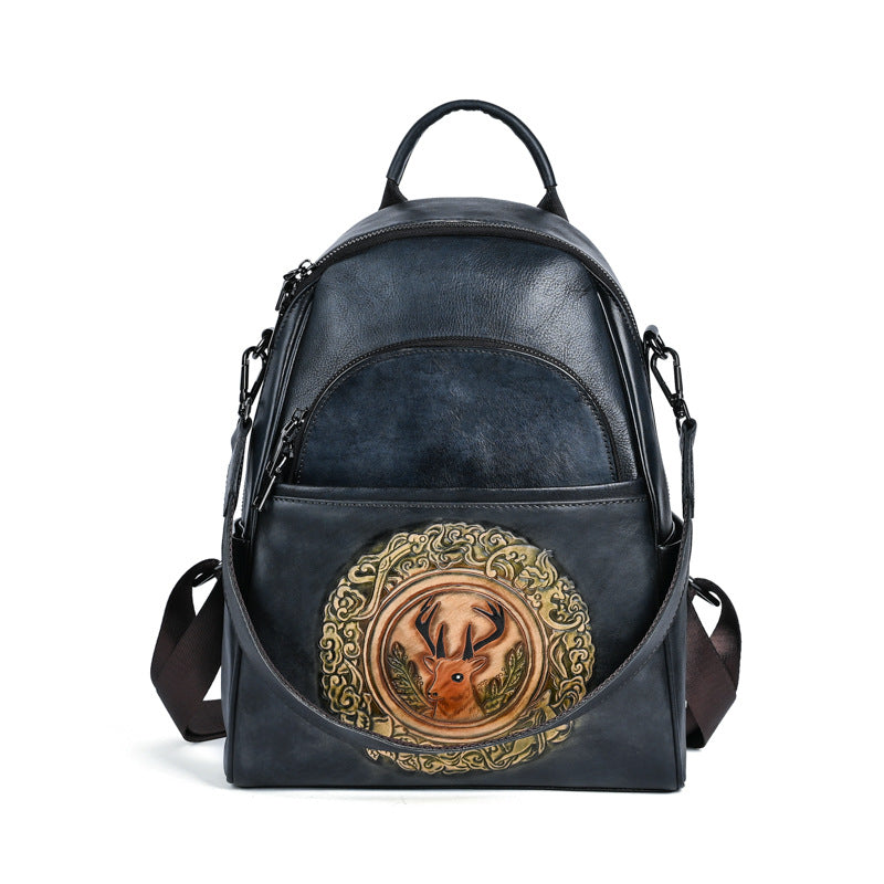 Retro Rub Colored Female First Layer Backpacks