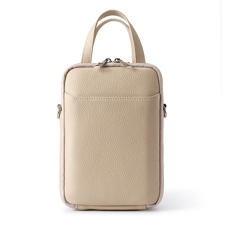 Women's Fashion Cowhide Trendy Simple Portable Genuine Crossbody Bags