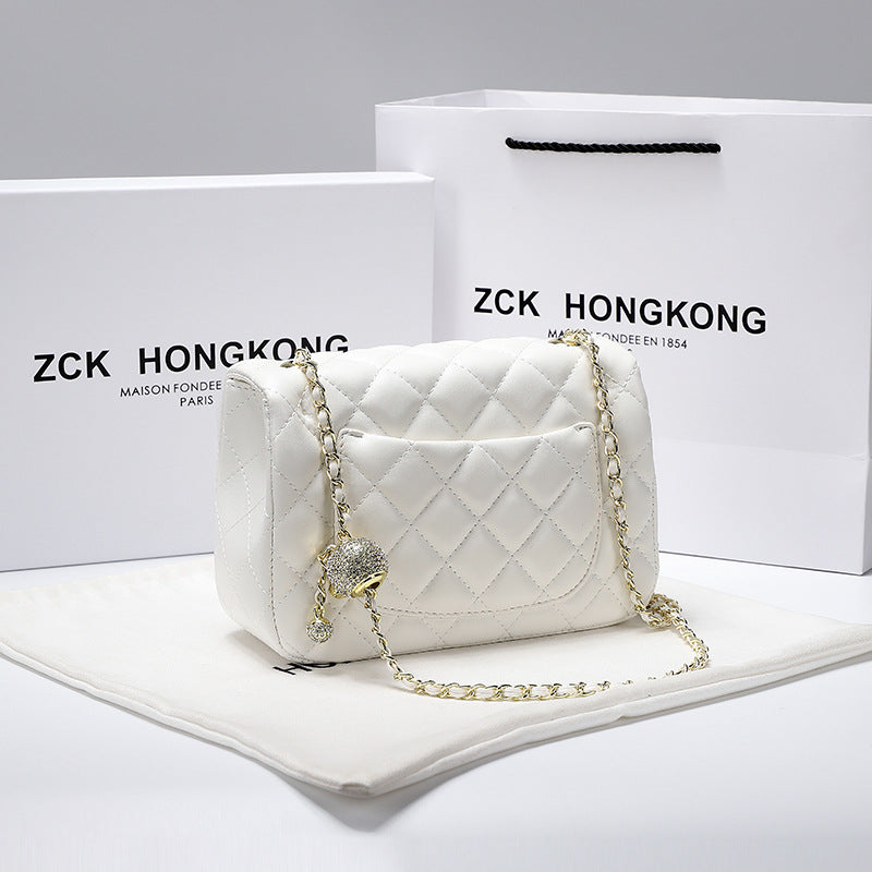 Women's Surrogate Shopping Classic Style Rhombus Chain Shoulder Bags