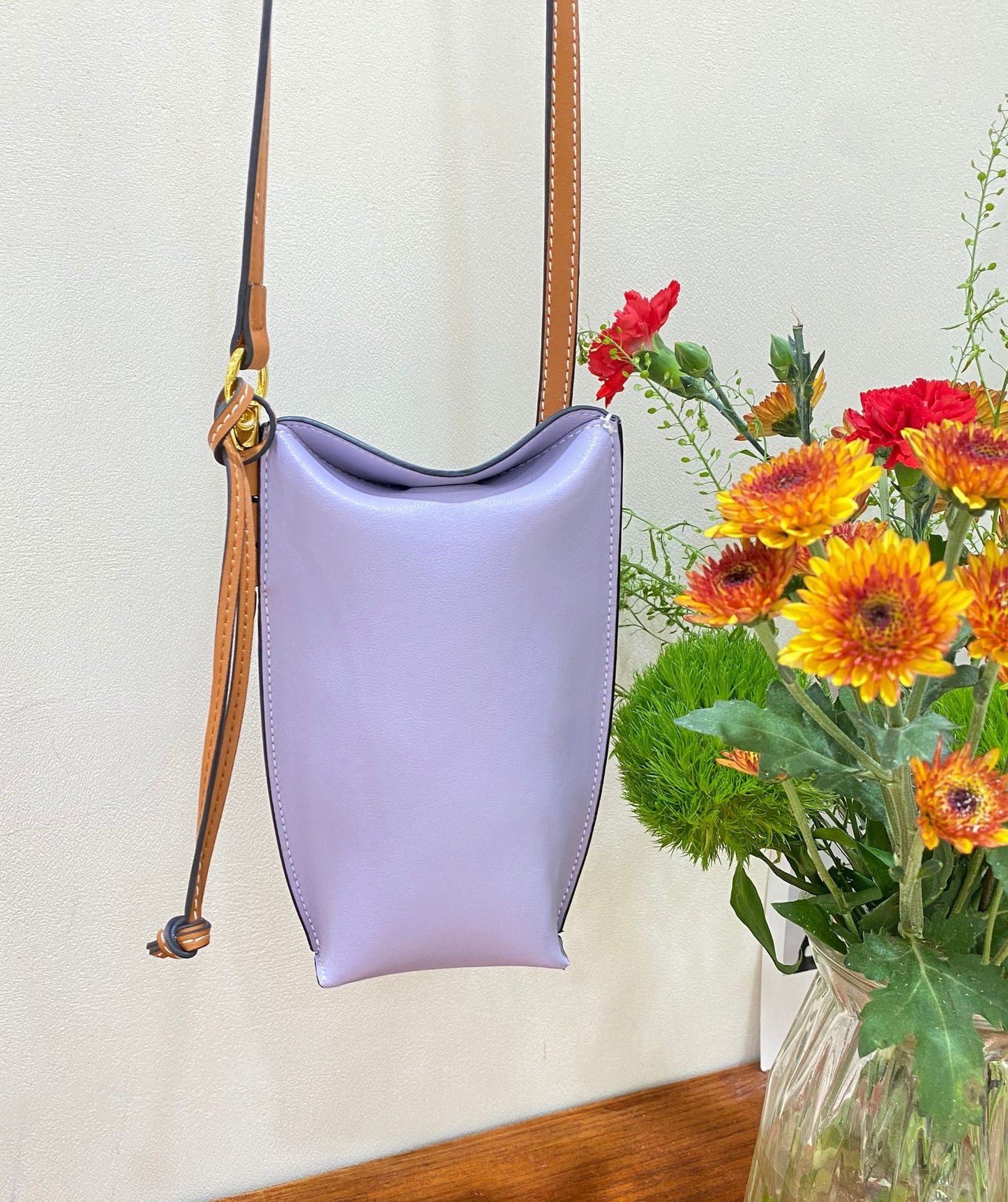 Women's Beautiful Mobile Fashion Genuine Leather Phone Bags