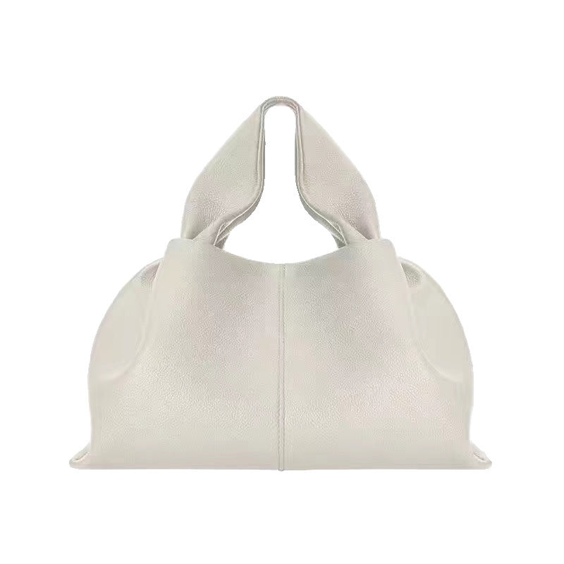 Women's French Minority Solid Color Lunch Box Shoulder Bags