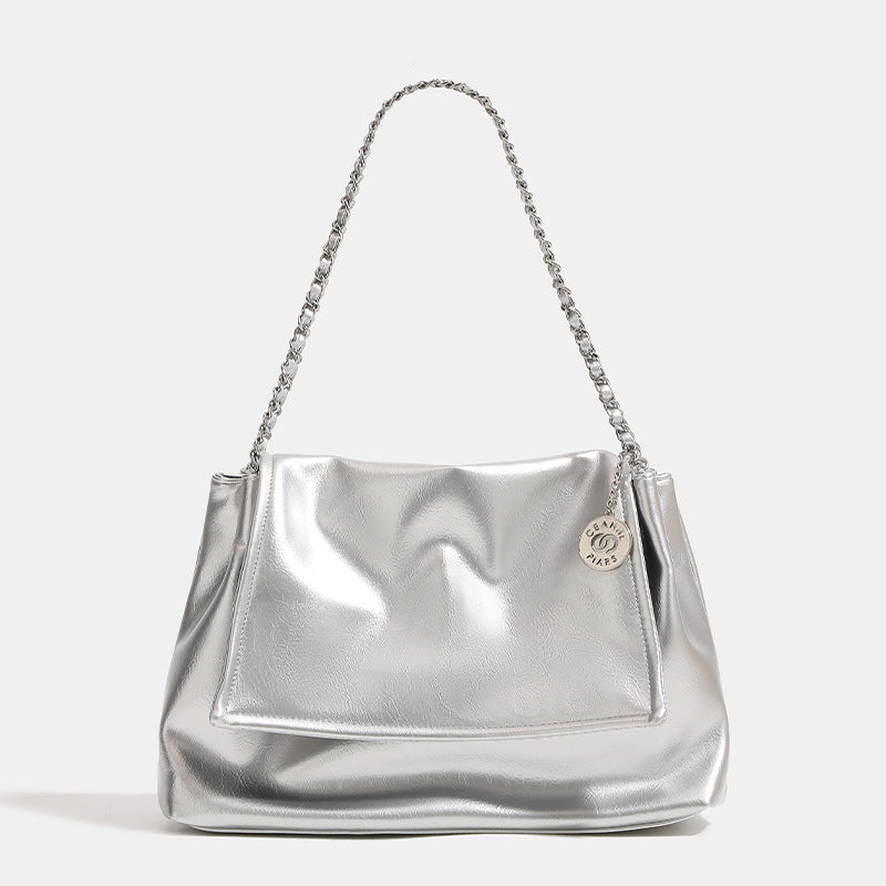Women's Sier Niche Chain Versatile Large Capacity Bags