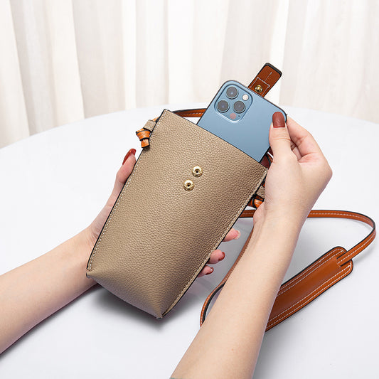 Women's Genuine Leather Summer Retro Single Mini Crossbody Bags