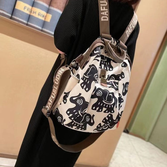 Women's New Slouchy Versatile Fashion Canvas Backpacks