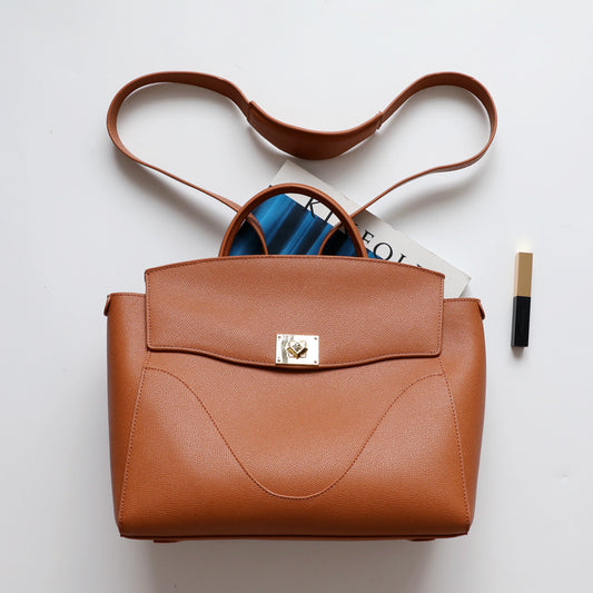 Women's Design Commuter Large Capacity Genuine Leather Backpacks