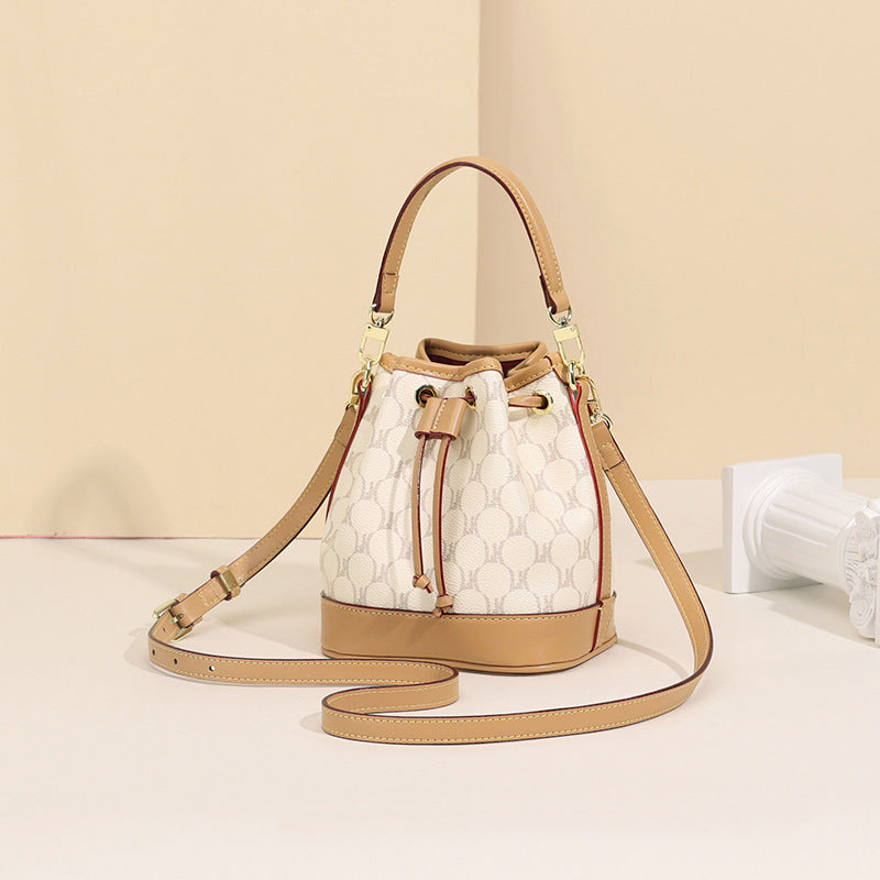 Women's Fashion Design Drawstring Presbyopic Commuter Portable Crossbody Bags