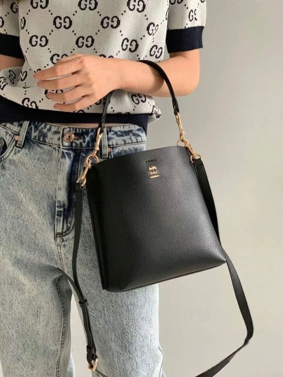Women's Classic Retro Presbyopic Color Matching For Bucket Bags