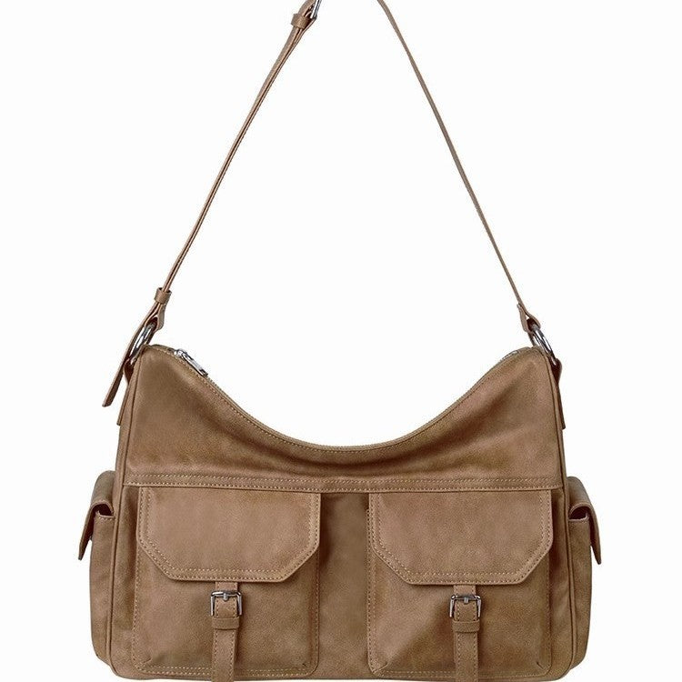 Slouchy New Niche Motorcycle Joy Underarm Crossbody Bags