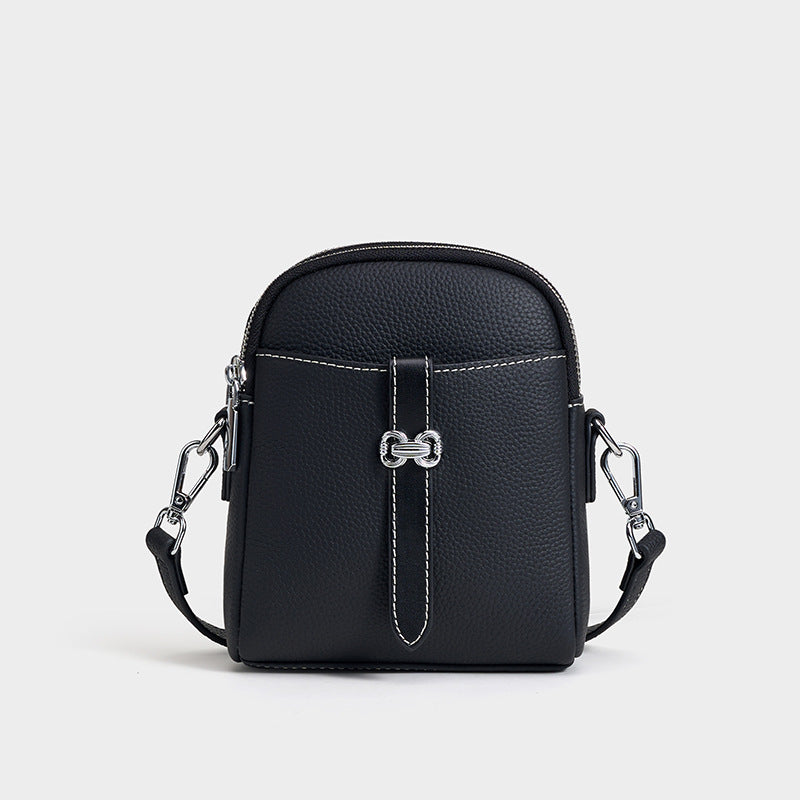 Women's Genuine Leather Simple Mobile Daily Matching Crossbody Bags