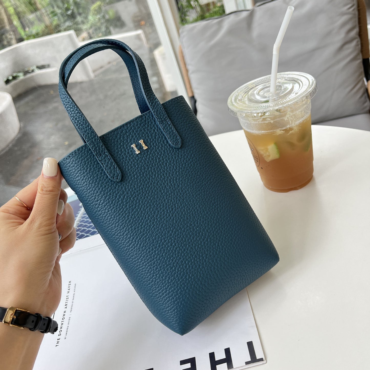 Women's Leather Portable High-grade Sense Exquisite Phone Bags
