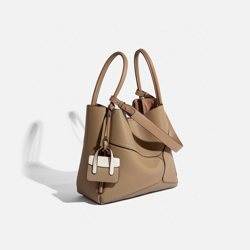 Women's Affordable Luxury Simple Stylish Good Texture Stitching Handbags