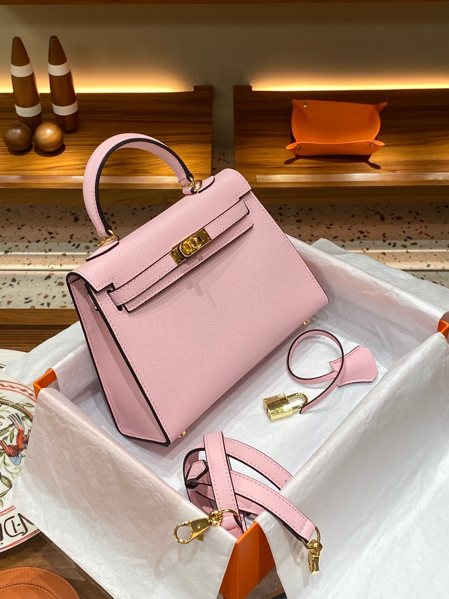 Women's Leather Second Generation Kelly Mini Fashionable Crossbody Bags