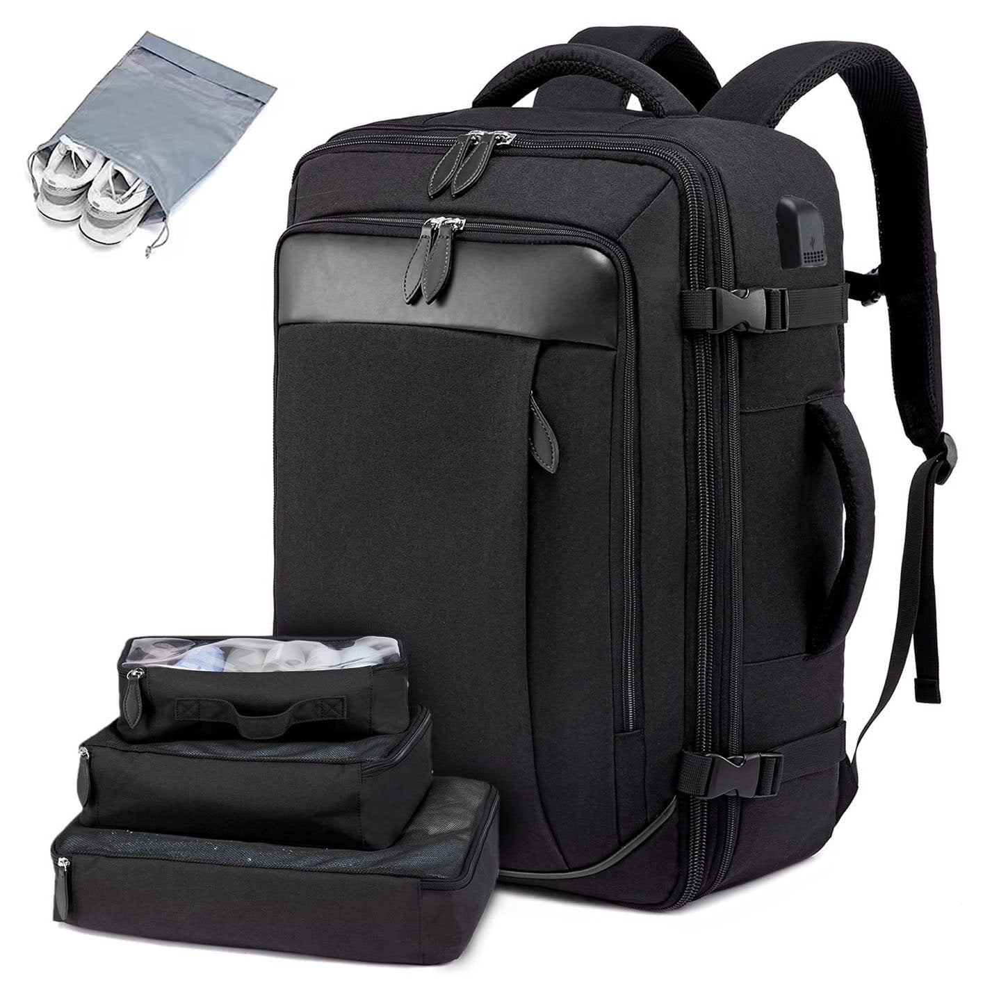Business Large Capacity Stitching Contrast Color Sports Backpacks