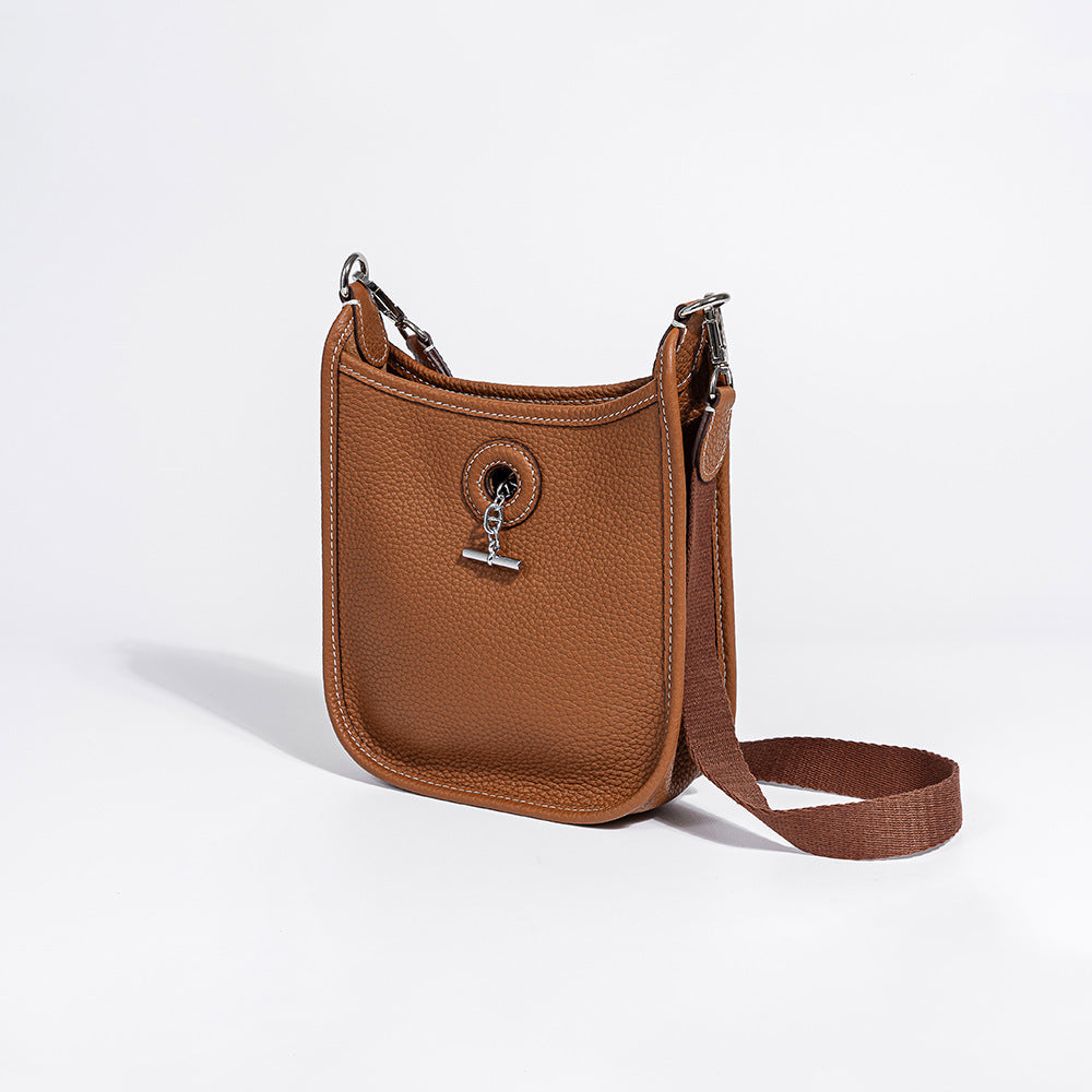Vintage Korean Style Top Layer Cowhide Shoulder Bags