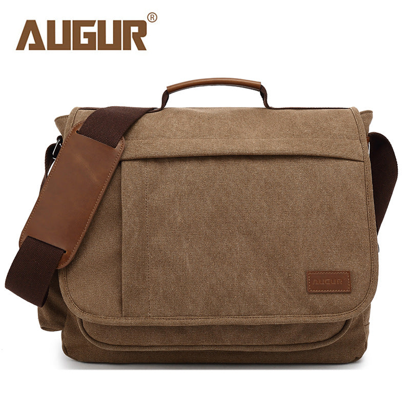 Men's Canvas Large Capacity Business Retro Electric Men's Messenger Bags