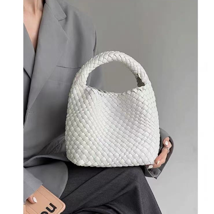 Hand-woven Female Large Capacity Mother Vegetable Tote Bags