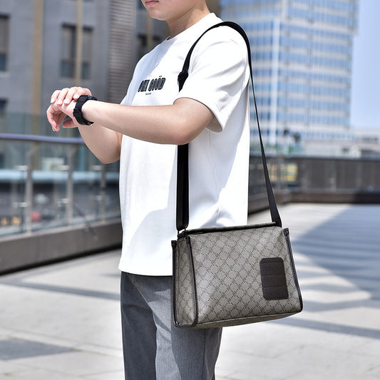Men's Waterproof Oxford Cloth Trendy Canvas Men's Messenger Bags