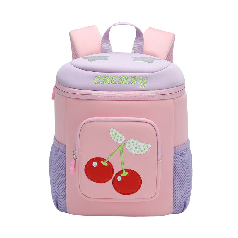 Children's Primary Bow Spine Protection Breathable Comfortable Elementary School Students' Schoolbags