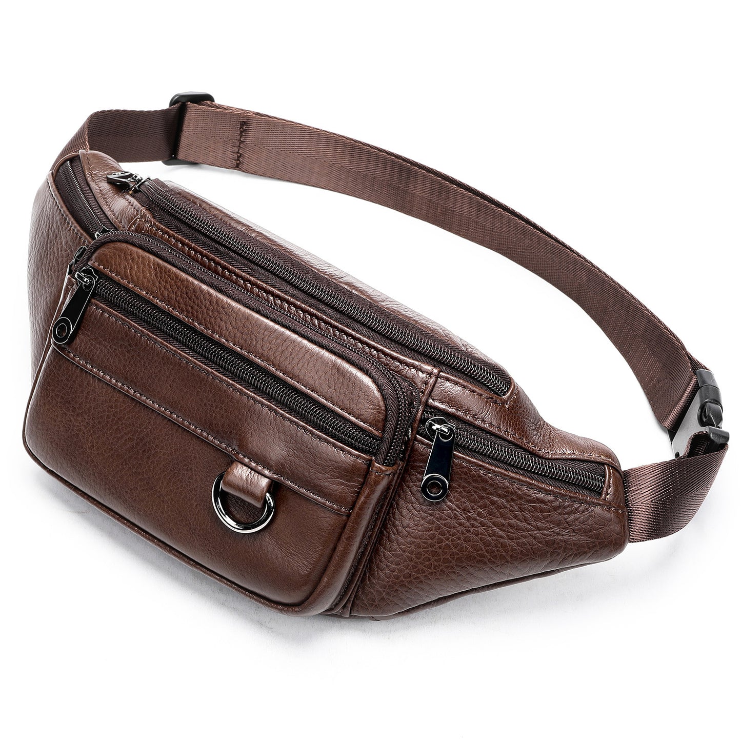 Men's Genuine Leather Mobile High Sense First Men's Waist Packs