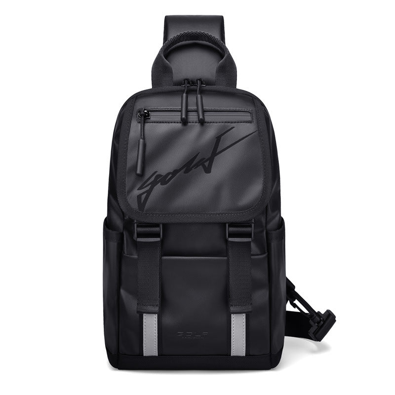 Men's Golf Lightweight One Water Repellent Riding Men's Chest Bags