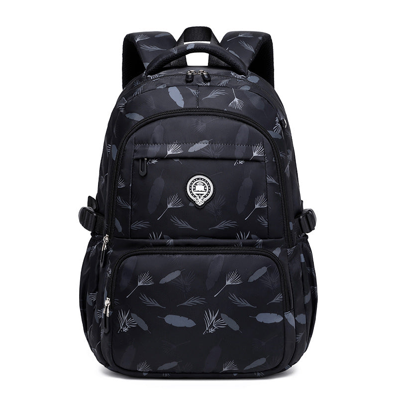 Men's Secondary Fashion Printing Junior High Preppy Middle School Students' Schoolbags